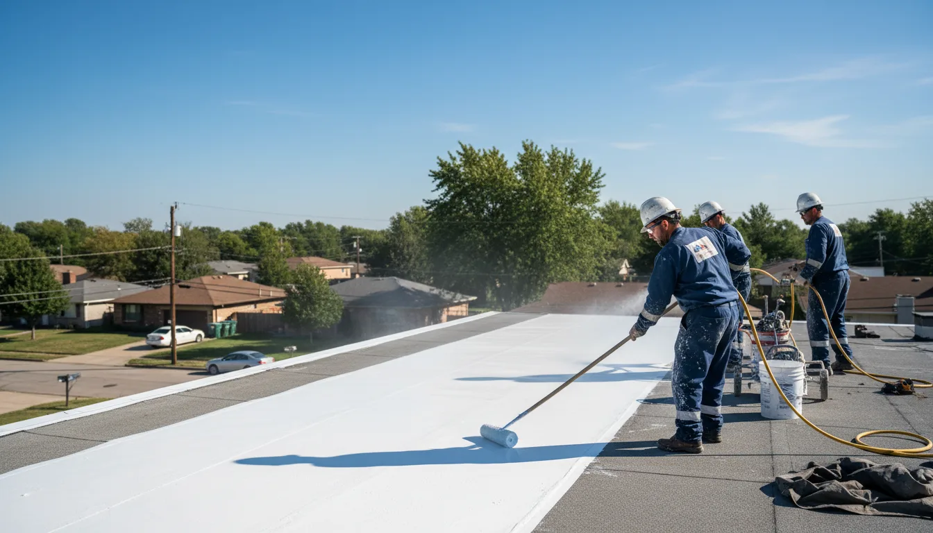 Commercial roof coating in Miami, NM near me